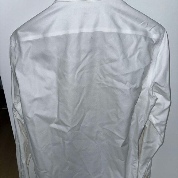 Banana Republic Men's Classic White Button Down Dress Shirt - S - 85% OFF - Picture 2 of 5
